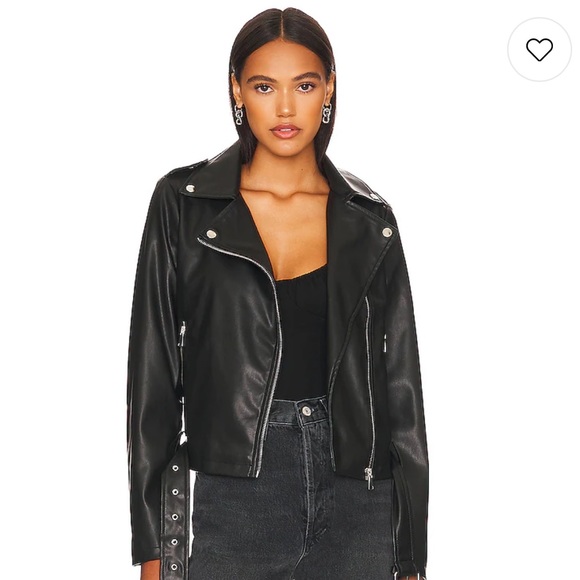 REVOLVE Jackets & Blazers - Revolve Faux Leather Moto Jacket
